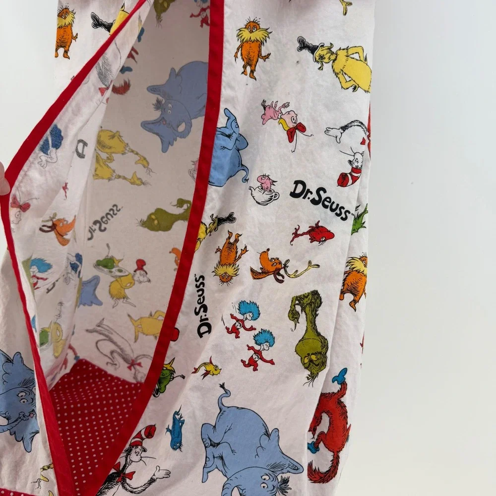Dr. Seuss Diaper Stacker Unisex Baby White Red Character Print Nursery Organizer - Picture 3 of 3